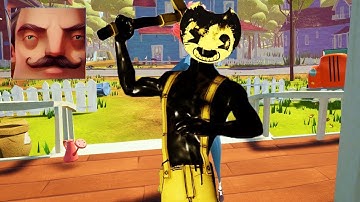 Hello Neighbor - My New Neighbor Sammy Lawrence (Bendy) Act 2 Gameplay Walkthrough