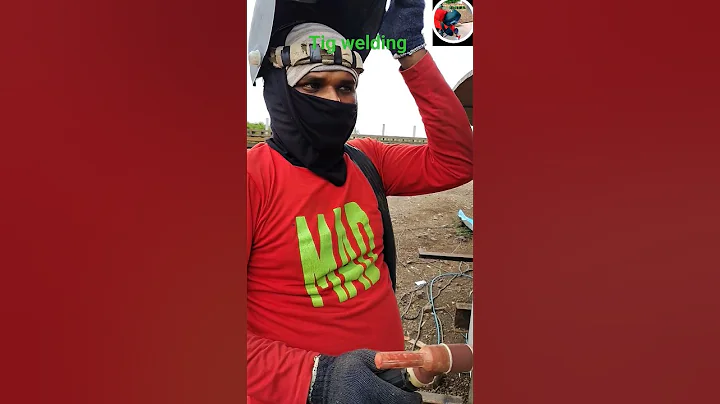 overhead tig welding viral video. #walding