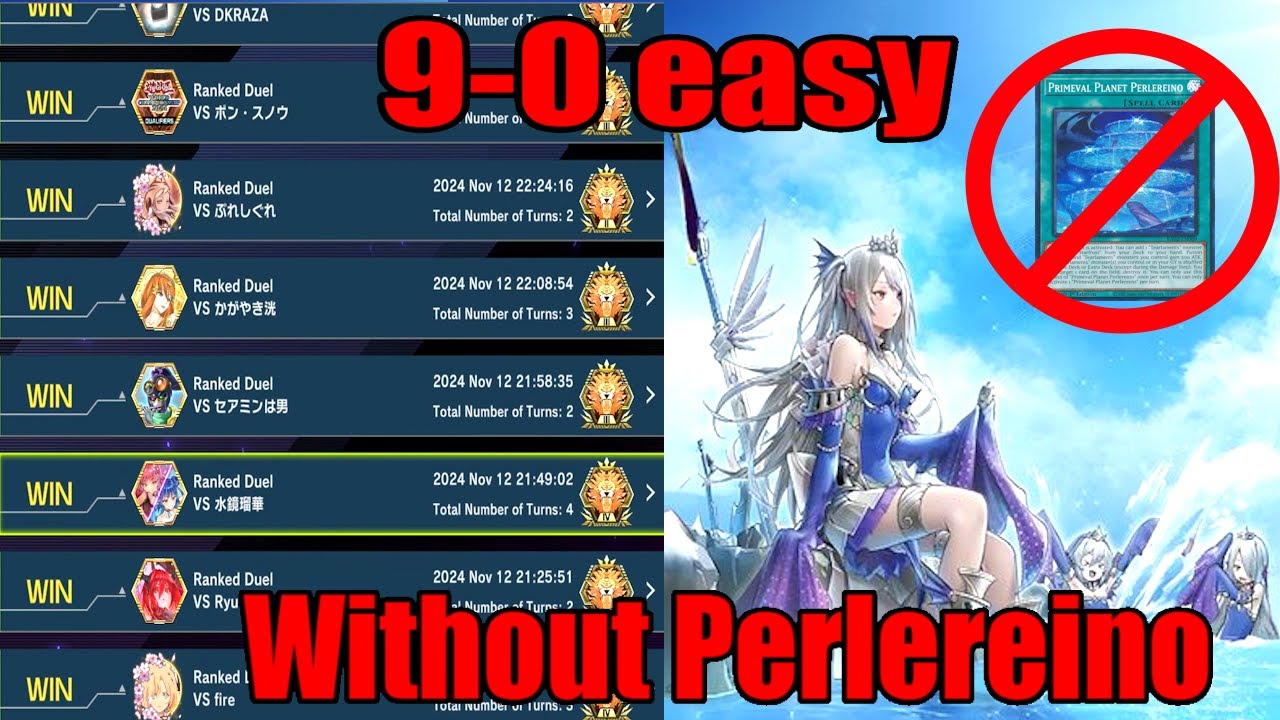 Perlereino Ban Changed NOTHING - 9 Game Winstreak with Tear [Master Duel]