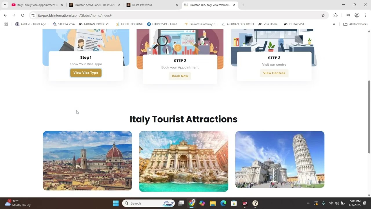 How To Get Italy Visa Appointment Latest 2025 | Italy Visa Appointment | BLS Italy visa application