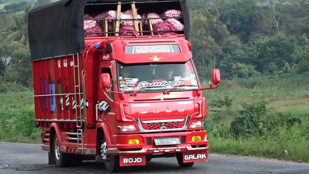  Truk  Canter  Di Tanjakan Tinggi Lintas Sumatera Si Canter  