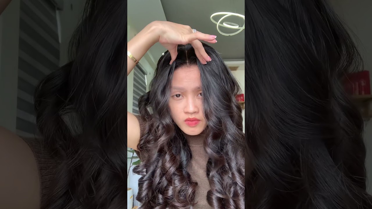 Putting a wavy wig Vietnam human hair brown color by Vietnamhairluxury