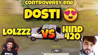 LOLzZz GAMING VS HIND GAMING | Controversy End |[Bi]LOLzZzYT And Hind Gaming Now Friends|Bi Official