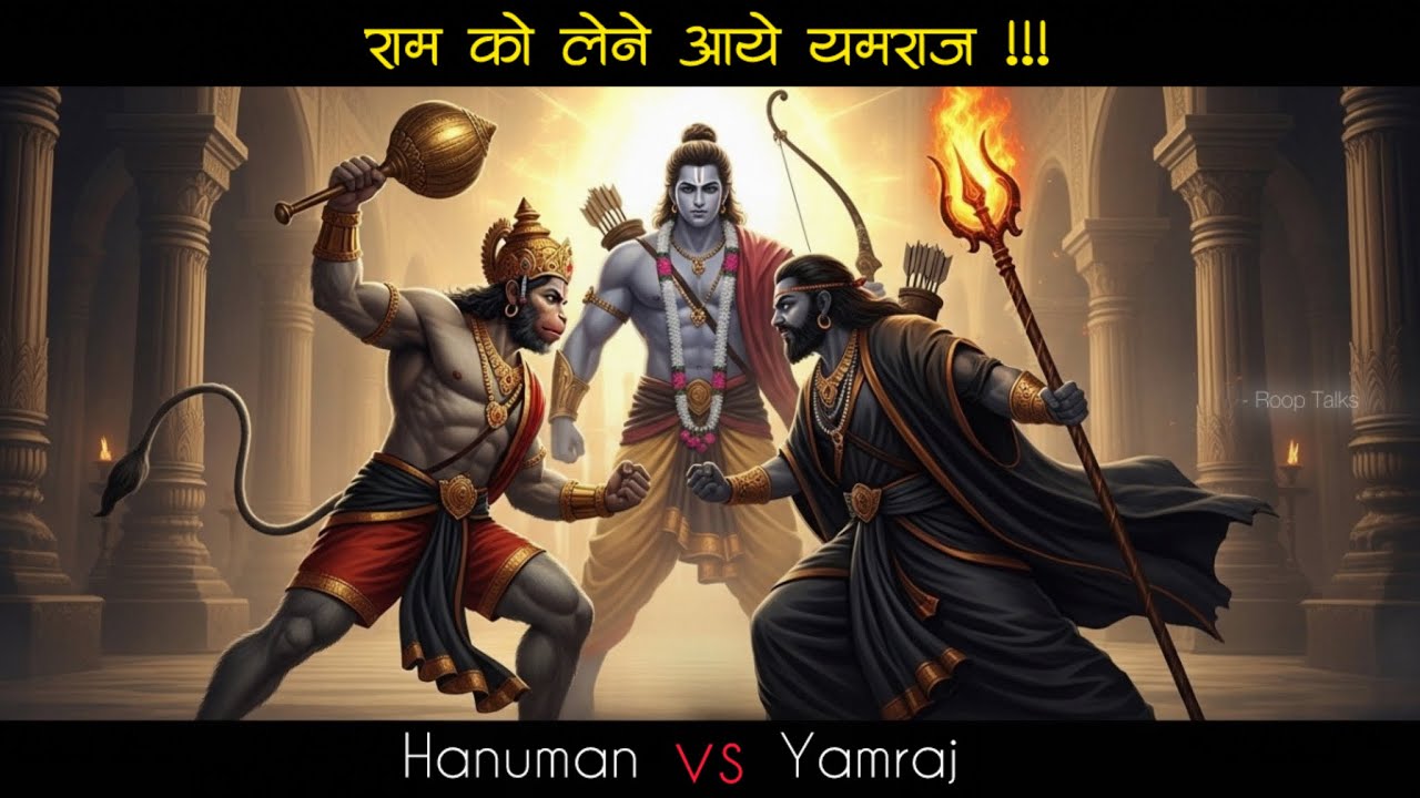 रामायण का रहस्य : जब हनुमान से यमराज भी डर गए! | Hanuman Vs Yamraj #Ramayan #Ram #hanuman #hindu 