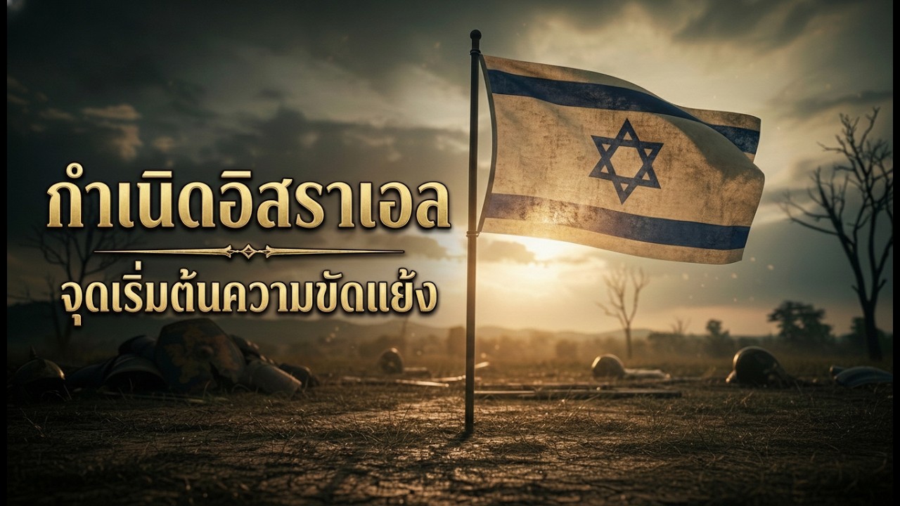 กำเนิดอิสราเอล: วินาทีประกาศเอกราช ที่กลายเป็นจุดเริ่มต้นของสงคราม!