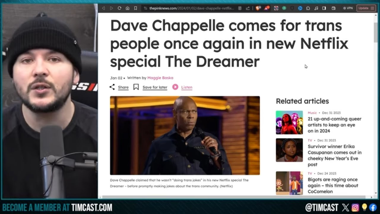 Dave Chappelle Sparks WOKE OUTRAGE With New Show Mocking TRANS AGENDA, We’re WINNING The Culture War