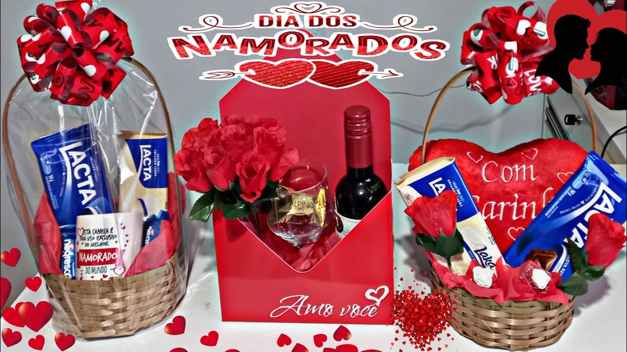 IDÉIAS CESTAS E KITS PARA O DIA DOS NAMORADOS 2022