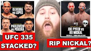 The MMA Guru Reacts HUGE ANNOUNCEMENTS For UFC 335 OLIVEIRA VS LOPES + PEREIRA VS PAVLOVICH