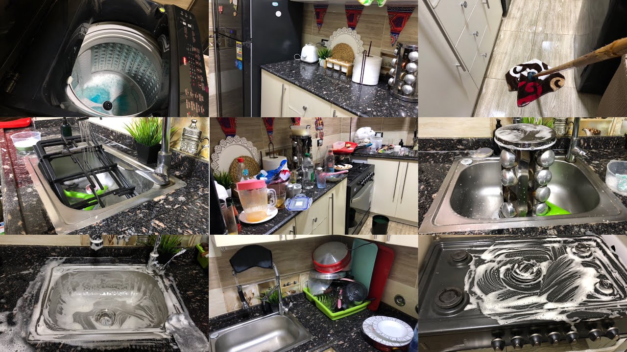 روتين بعد الفطار🧽🫧🧼