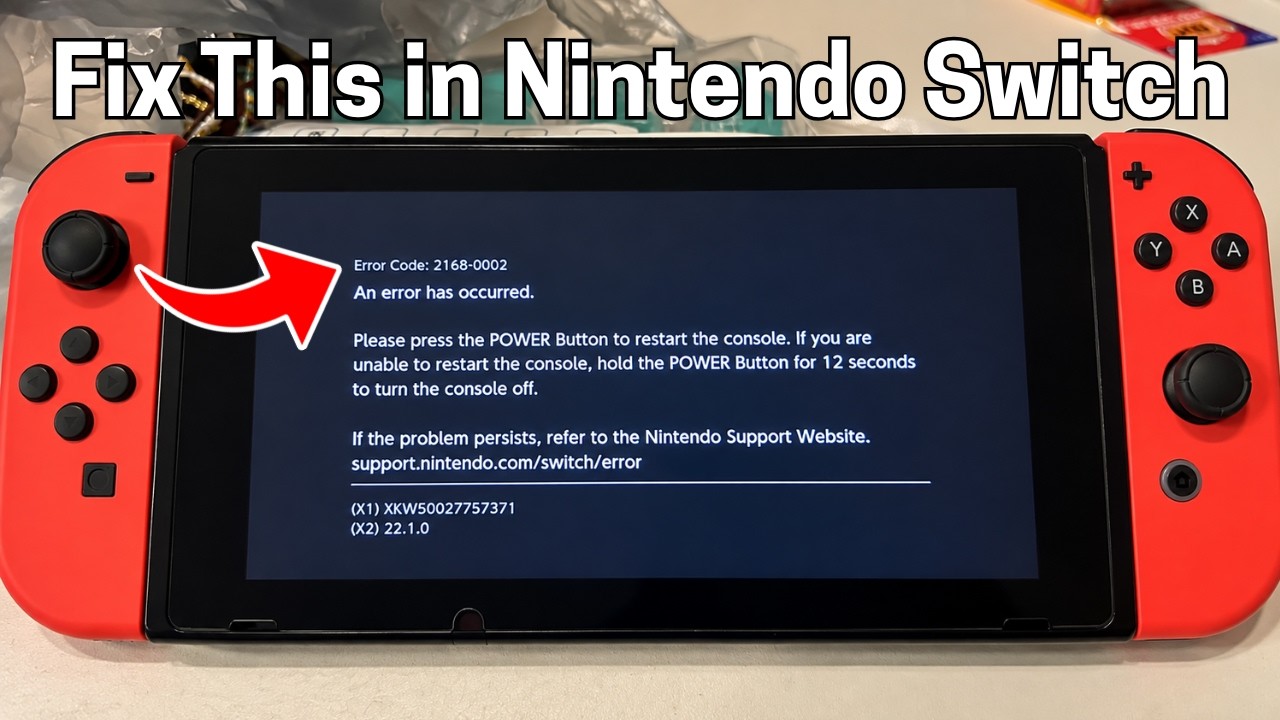Fix Nintendo Switch Error Code: 2168-0002 - YouTube