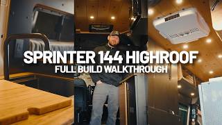 Inside a Fully Built Sprinter 144 | Clean, Powerful, Adventure-Ready