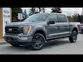 2022 Ford F-150 XLT + PowerBoost, Onboard Scale w/ Smart Hitch, Moonroof Review | Island Ford