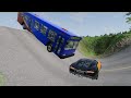 Cars vs Deep Road #1 - BeamNG.Drive