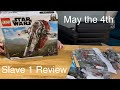 May the 4th. Salve 1 Lego set build and review. Boba Fett. Star Wars ship. Starship.