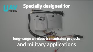 1.2Ghz 8W 100Km Set Long Range Video Transmitter Vtxvrx