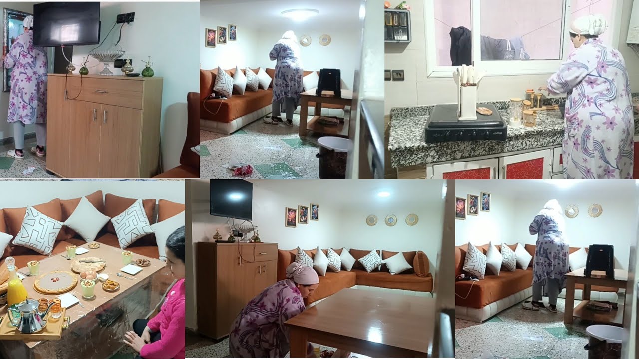  خامس من شهر رمضان المبارك 💥 روتين ديال الحدكات 💪تنضيف عميق لداري 💪ديبانيت الفطور0721888696