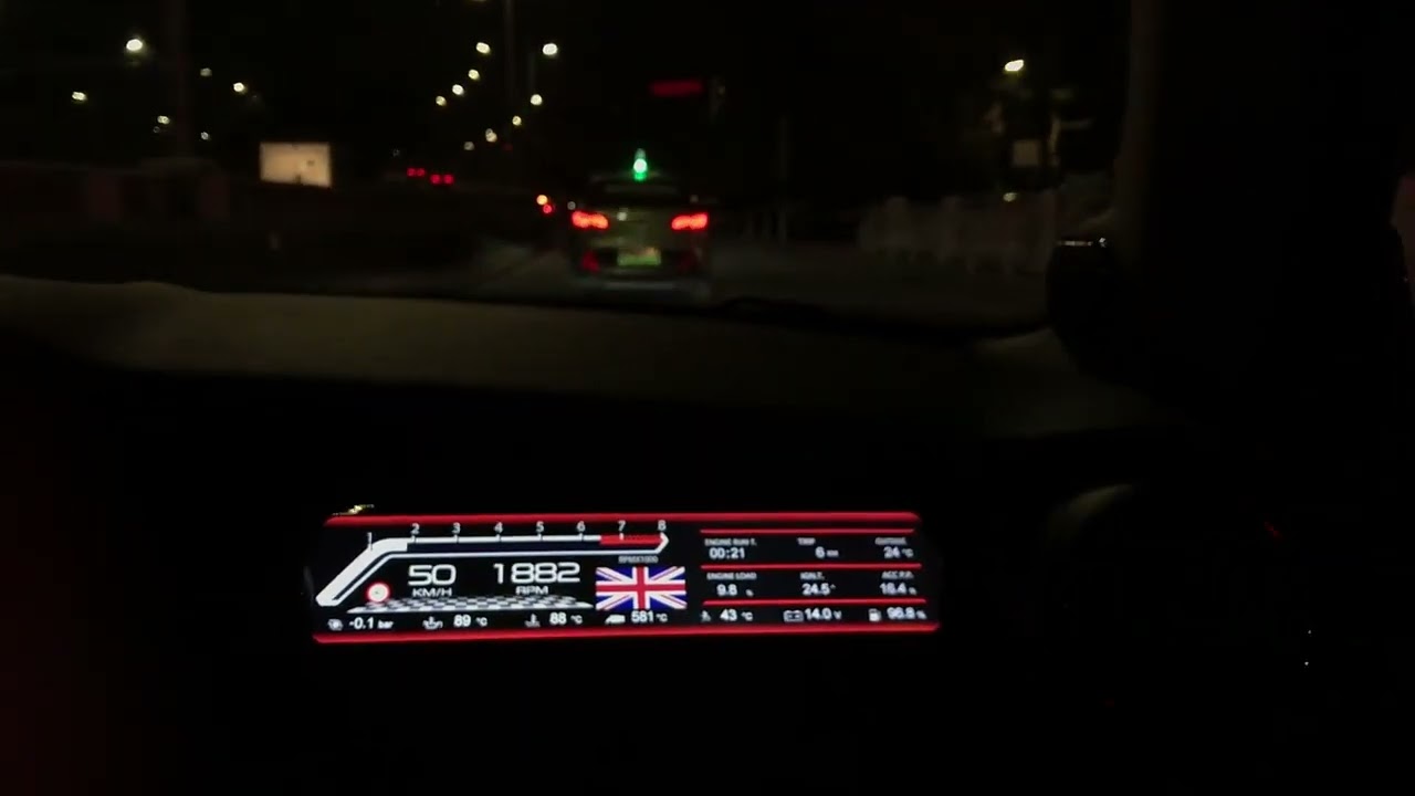 BMW mini F55 F56 F57 助手席用 走行情報表示ディスプレイ - Disk House