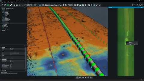 EIVA NaviSuite – NaviModel – Display video images Waterfall