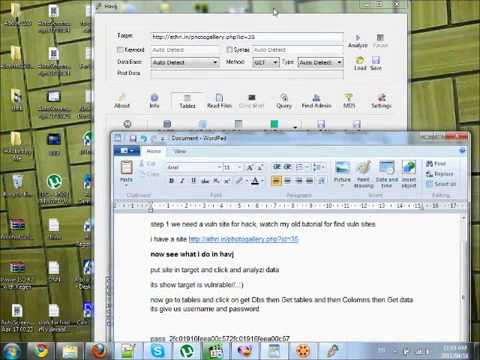 havij Sql Injection Tool How to Hack Web Site With Havj Tool Complete Tutorial by Cyber World