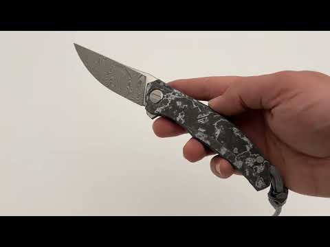 Shirogorov Knives Quantium WKM - Titanium/White CarboTi Handle - ZDI-E - MRBS Knife From Recon 1