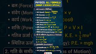👉 "15 सेकंड में Physics के सभी Formula 🚀 | Railway Group D 2026 तैयारी 💥 #shorts#physics