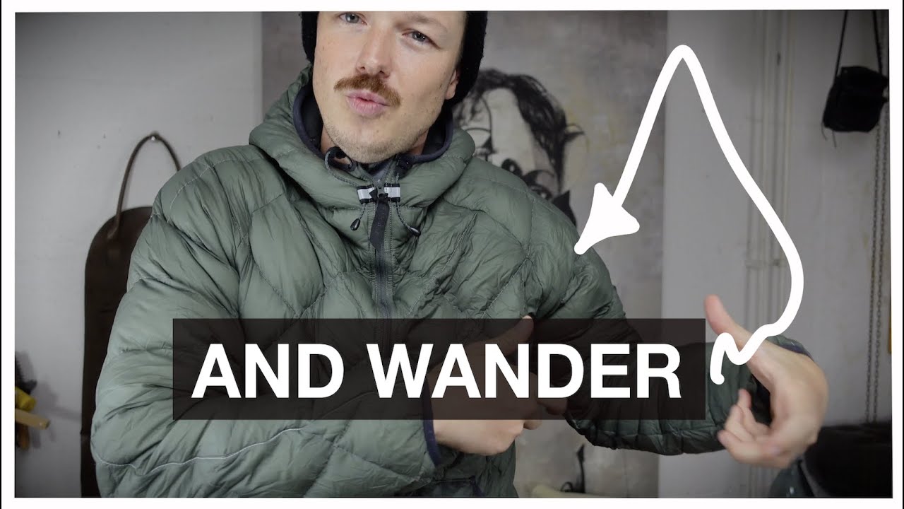 AND WANDER Diamond Stitch Down Jacket. 