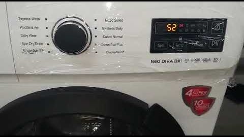 IFB washing machine test mod properly machine check