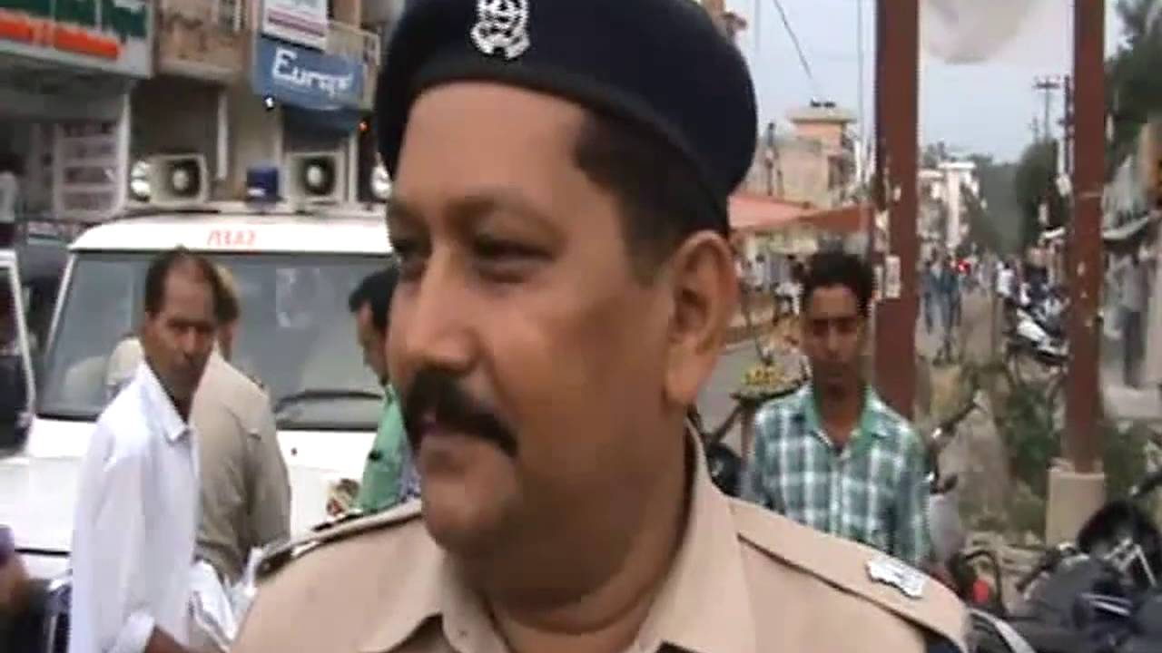 TRAFFIC POLICE ACTION AT RAMPUR