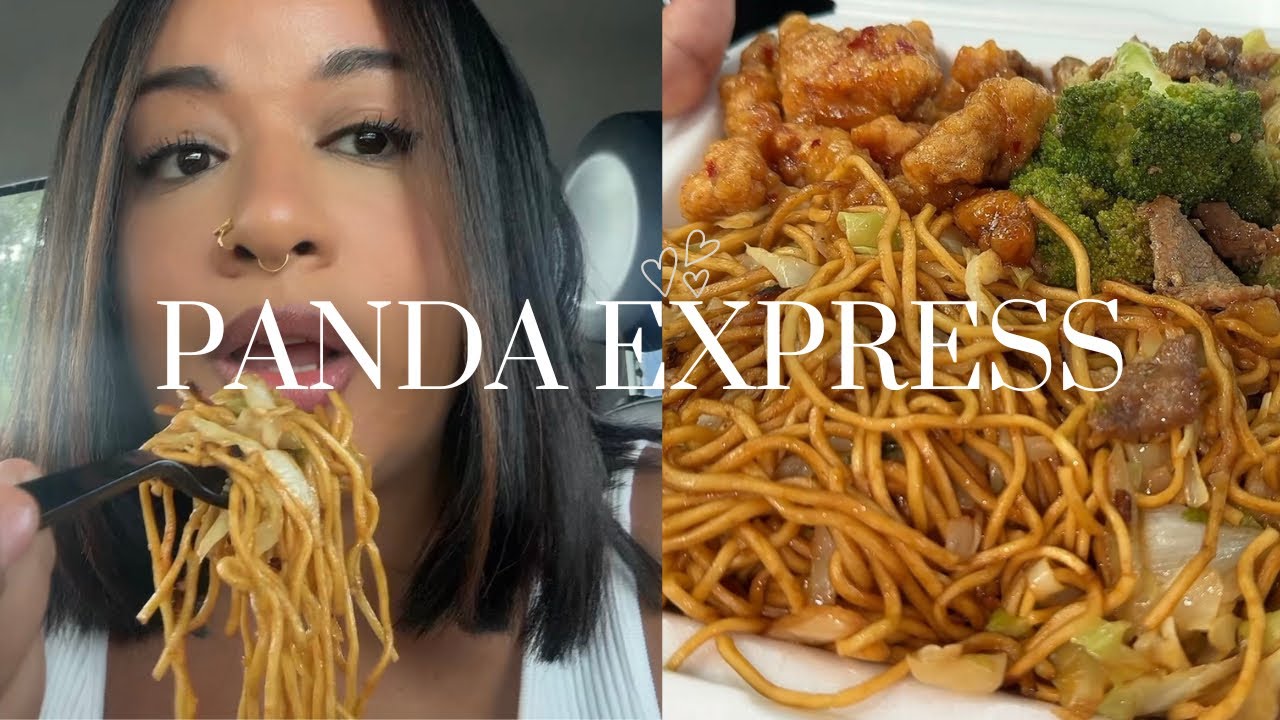 let’s eat Panda Express 🥡🥢 YouTube