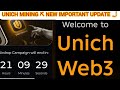 UNICH MINING ⛏️ NEW IMPORTANT UPDATE 🤳 CREATE WALLET AS SOON AS POSSIBLE ✍️ LISTING COMING SOON 