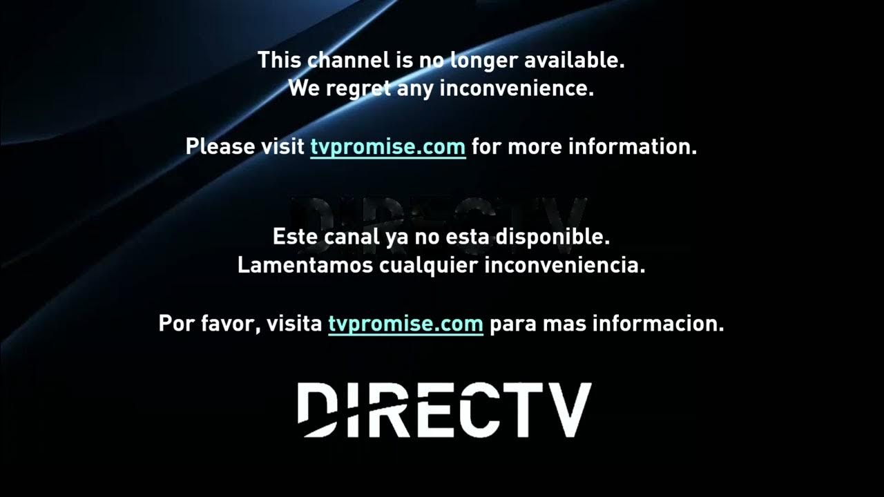 DirecTV Generic Channel No Longer Available Slide Remake YouTube