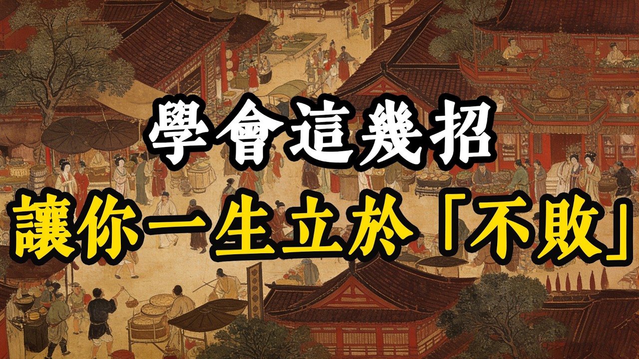 學會這幾招，讓你一生立於「不敗」#处世智慧 #人生感悟 #生意思维 #认知 #情感 #事业 #自我成长 #正能量 #成功思维模式 #人情世故