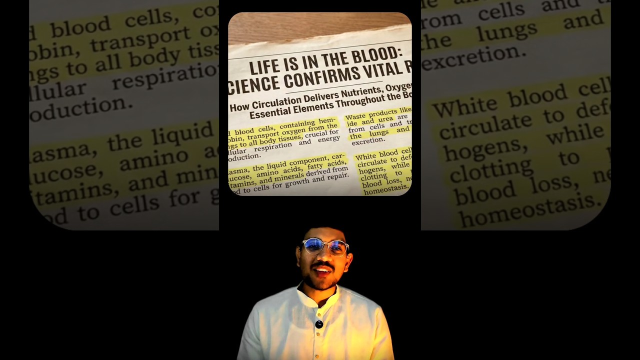 Life is in the blood!🔥 Proven Bible Facts!✝️ 