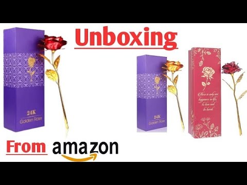 Amazing gift under 200   24k golden rose unboxing   Best gifts for girlfriend   Best 2023 gifts