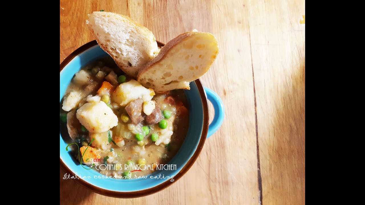 VEGAN COUNTRY RUSTIC SEITAN STEW PORKLESS PRESSURE COOKER Connie