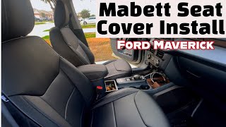 Ford Maverick Interior Makeover: Mabett Seat Covers Install & Review