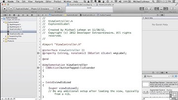 Learning To Build Apps For iPhone And iPad | Exploring UILabel - Part 1