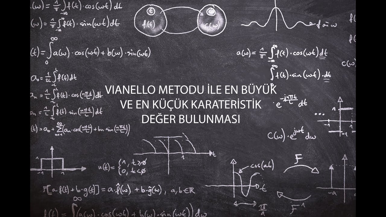 VIANELLO METODU İLE KARAKTERİSTİK DEĞERLERİN BULUNMASI (MATLAB)