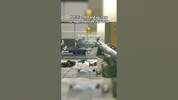 POV: It’s 2009 and you have no responsibilities 😪 #callofduty
