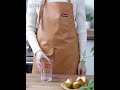 日本SP SAUCE時尚防水PU圍裙+5色鐵藝磁鐵夾-特惠組 product youtube thumbnail