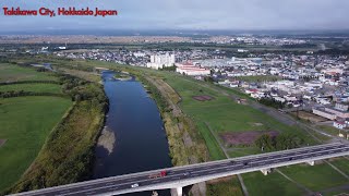 【4k】FULL TOP VIEW OF TAKIKAWA CITY HOKKAIDO JAPAN 『 dji mini 2 flight 05』