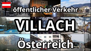 Villach, Österreich. Öffentlicher Verkehr