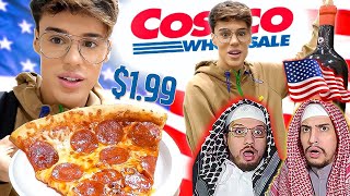 Going To COSTCO in AMERICA For The First Time Ever | Arab Muslim Brothers Reaction