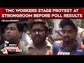 Bengal Election | TMC Workers Stage Protest At Bhabanipur Strongroom Before Bengal Elections Results
