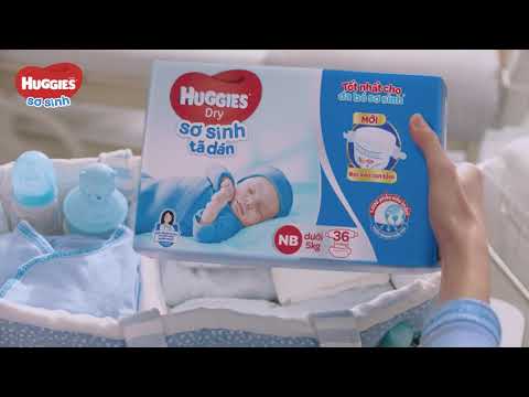 Video Thương lắm chiếc ôm đầu cùng Huggies Tã Dán Sơ Sinh... - youtube