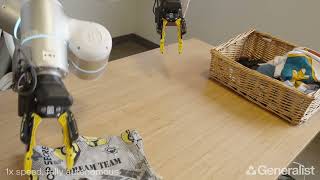 Robot folds laundry | Generalist