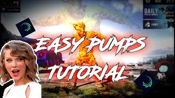 How to make Easy Pump Effect In Alight Motion🔥 | Pubg Mobile Lobby Edit Easy Tutorial✨