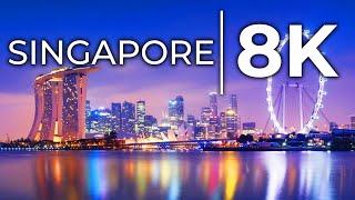 8K Singapore 🇸🇬 Tour - Singapore in 8K ULTRA HD Walk & Drone View HDR screenshot 1