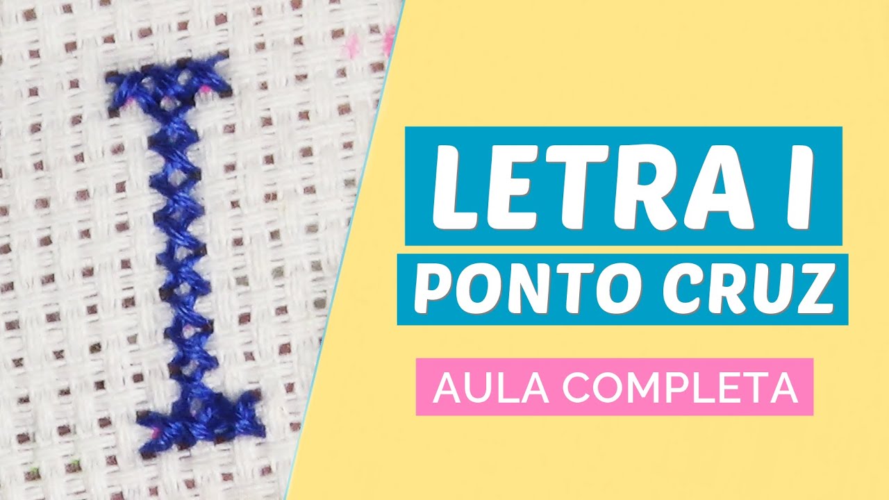 Letra I - Alfabeto pequenino ponto cruz - Wagner Reis