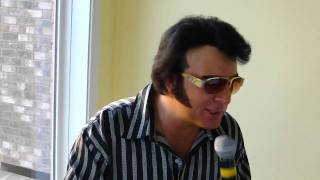 David Lee singing Blue Eyes Crying In The Rain in the style of Elvis
